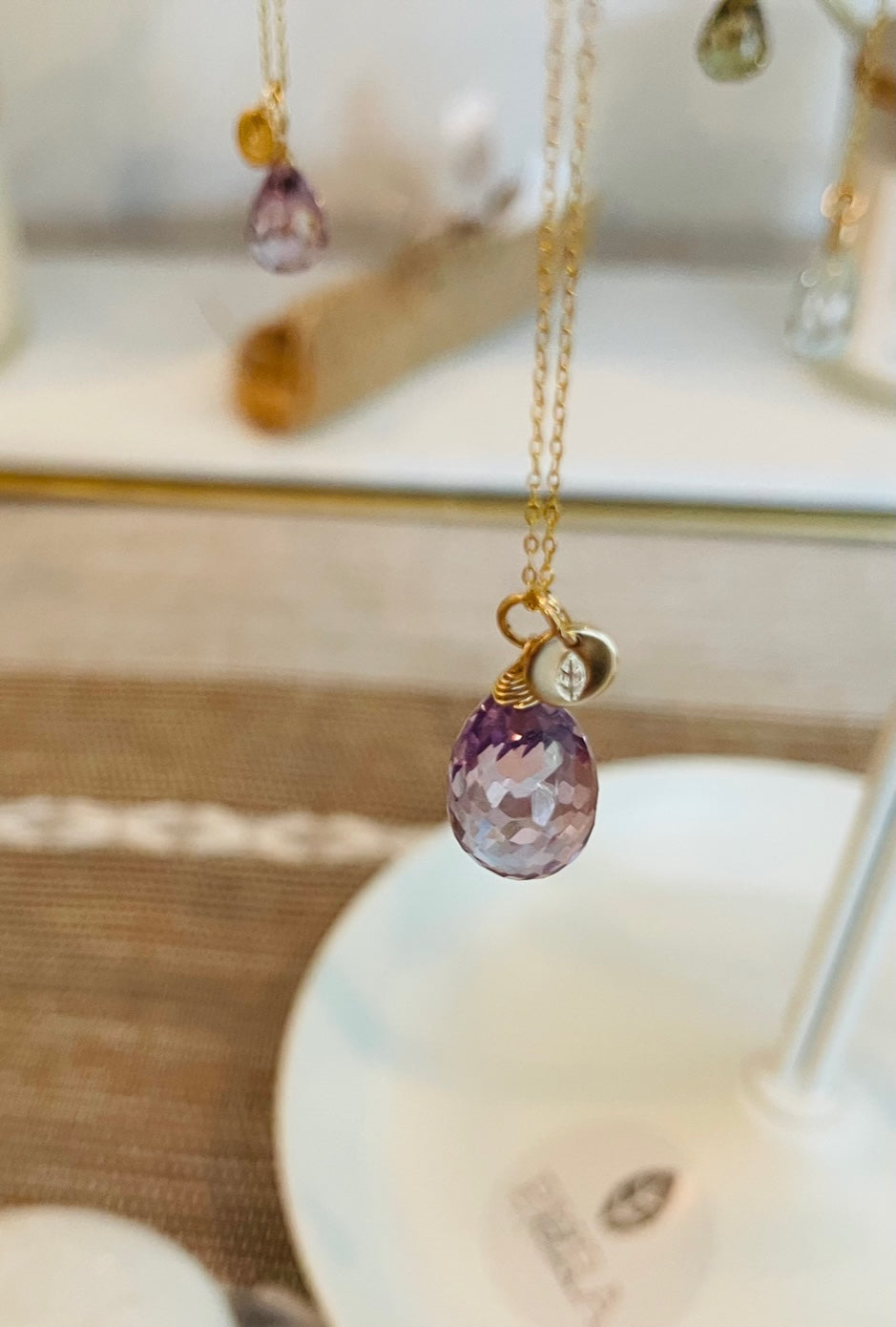 Teardrop Lavender Amethyst