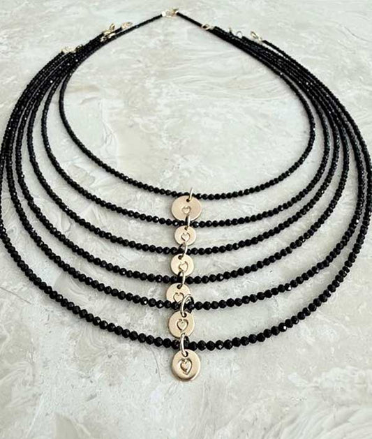 Black Ónix Choker Necklace
