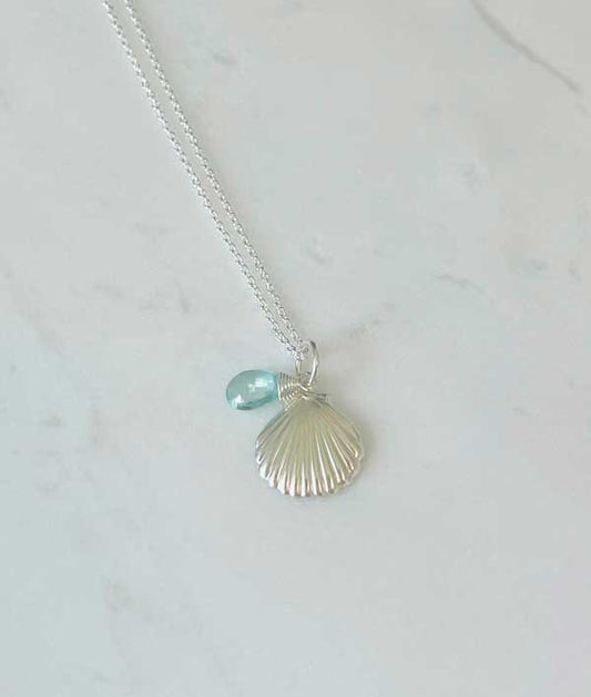 Seashell Aqua Silver