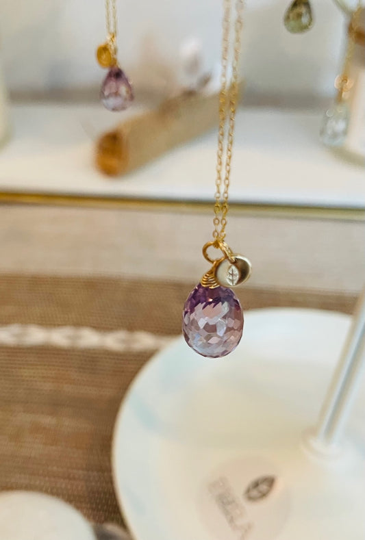 Teardrop Lavender Amethyst