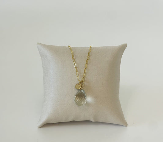 Teardrop of Joy Green Amethyst